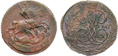 Лот №729, Денга 1760 года.