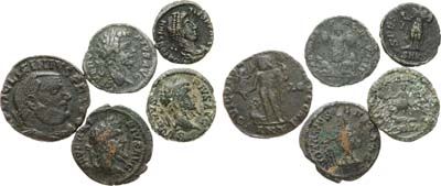 Лот №72,  Сборный лот из 5 античных монет.