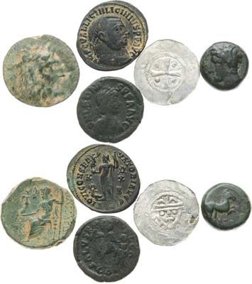Лот №73,  Сборный лот из 5 античных монет.