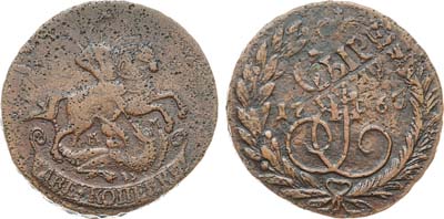 Лот №753, 2 копейки 1763 года. ММ.