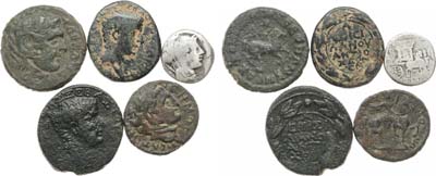 Лот №75,  Сборный лот из 5 античных монет Рима.