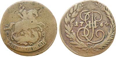 Лот №762, 2 копейки 1764 года. ММ.