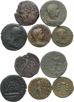 Лот №76,  Сборный лот из 5 античных Римских монет.
