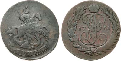 Лот №771, 2 копейки 1765 года. ММ.
