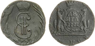 Лот №812, Денга 1771 года. КМ. Сибирская.