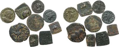 Лот №81,  Сборный лот из 9 античных монет.