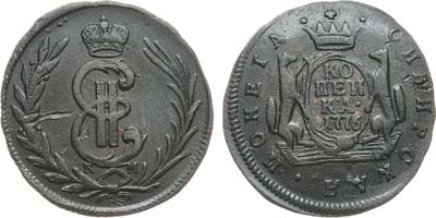 Лот №842, 1 копейка 1776 года. КМ. Сибирская.