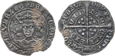 Лот №86,  Англия. Королевство. Король Генрих VI. Первое правление. Гроат 1422-1430 гг.