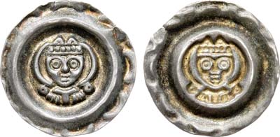 Лот №90,  Германия. Княжество-Епископство Аугсбург. Хартманн фон Диллинген. Брактеат 1250–1286 гг.