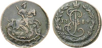 Лот №912, Денга 1784 года. КМ.