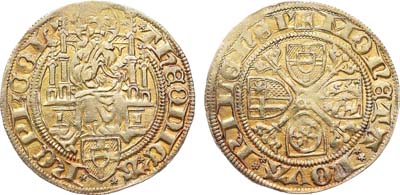 Лот №91,  Германия. Архиепископство Кёльнское. Архиепископ Дитрих фон Мёрс. Золотой гульден (1425) года.