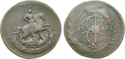 Лот №939, 2 копейки 1788 года. СПМ.