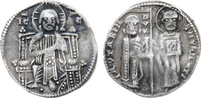 Лот №99,  Италия. Венецианская республика. Дож Якопо Контарини. Гроссо 1275-1280 гг.