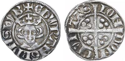 Лот №107,  Англия. Королевство. Король Эдуард I Длинноногий. Пенни 1272-1307 гг.