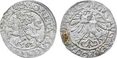 Лот №126,  Великого Княжество Литовское. Великий князь Сигизмунд II Август. Полугрош (1/2 гроша) 1562 года.