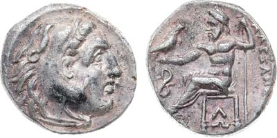 Лот №12,  Древняя Греция. Македония. Царь Александр III Великий. Драхма 323-317 гг до н.э..