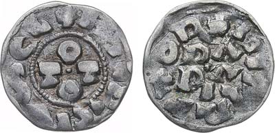 Лот №137,  Священная Римская империя. Италия. г. Павия. Император Отто III. Денаро 983-1002 гг.