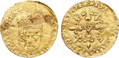 Лот №147,  Королевство Франция. Король Франциск I. Экю 1515-1547 гг.