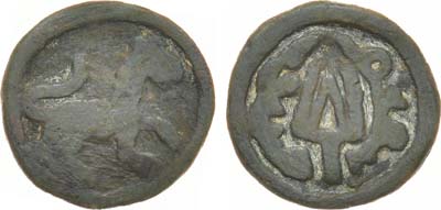 Лот №153,  Средняя Азия. Шаш (Чач). Правитель Тарнауч. Монета 601-801 гг.