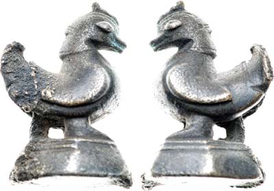 Лот №170,  Бирманское королевство. XIX-XX вв. Опиумные деньги-гирьки. 10 тикалей. Птица Каравей.