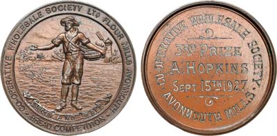 Лот №182,  Великобритания. Медаль 1927 года. Конкурс пекарей.