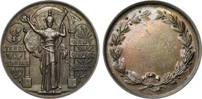 Лот №188,  Великобритания. Медаль 1921-1960 годов. Ассоциация стрелков Территориальной армии.
