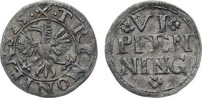 Лот №199,  Германия. Вольный город Дортмунд. 6 пфеннигов (1/2 шиллинга) 1658-1688 гг.