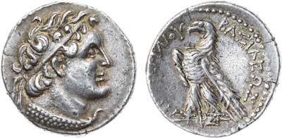 Лот №20,  Египет. Царь Птолемей V Эпифан. Дидрахма 205-180 гг до н.э.