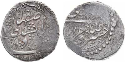 Лот №337,  Персидская империя. Иран. Фетх Али-шах. 1 кран 1825 года (1241 г.х.).