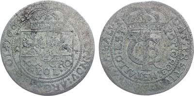 Лот №342,  Речь Посполитая. Король польский и великий князь литовский Ян II Казимир. Гульден (30 грошей, 1/3 талера) 1664 года.