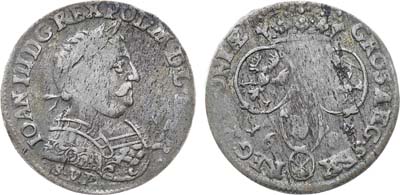 Лот №346,  Речь Посполитая. Король польский и великий князь литовский Ян III Собеский. 6 грошей (шестак) 1684 года (TLB).