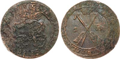 Лот №402,  Швеция. Королевство. Король Густав II Адольф. 1 эре 1627 года.