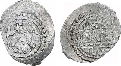 Лот №437,  Великое Княжество Московское. Великий Князь Василий Дмитриевич или Василий II Тёмный. Денга 1425-1428 гг.