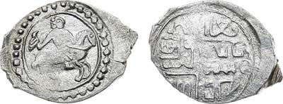 Лот №439,  Великое Княжество Московское. Великий Князь Василий Дмитриевич или Василий II Тёмный. Денга 1425-1428 гг.