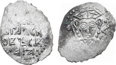 Лот №447,  Псковская республика. Денга 1424-1460 гг.