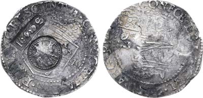 Лот №453,  Царь Алексей Михайлович. Ефимок с признаком 1655 года.