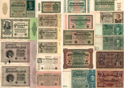 Лот №185,  Германия. Сборный лот из 36 бон 1914-1948 гг.