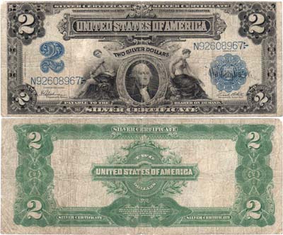 Лот №215,  США. 2 доллара 1899 года. (Speelman/White).