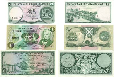 Лот №239,  Шотландия. Сборный лот из 3 бон 1966-1977 гг.