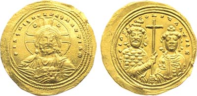 Лот №100,  Византийская империя. Император Василий II Болгаробойца. Гистаменон 976-1025 гг.