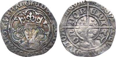 Лот №135,  Англия. Королевство. Король Эдуард IV. Гроут 1461-1470 гг. Монета подрезана.