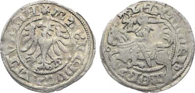 Лот №155,  Великое Княжество Литовское. Король польский и великий князь литовский Александр I Ягеллончик. Полугрош 1492-1506 гг.