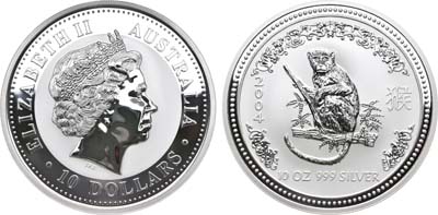 Лот №193,  Австралия. 10 долларов 2004 года. Серия 