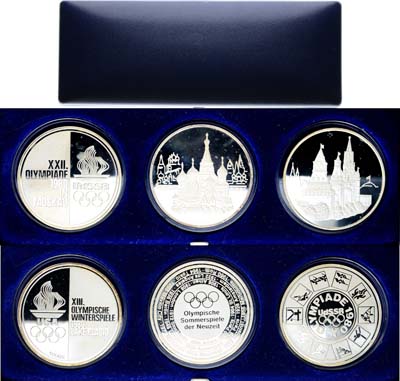 Лот №1966, Набор медалей 1980 года. В память проведения XXII Олимпийских игр (Москва, 1980 г.). ФРГ.