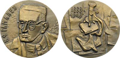 Лот №2032, Медаль 1987 года. 125 лет со дня рождения Н.Ф. Гамалея.