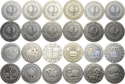 Лот №206,  Беларусь. Набор из 12 монет по 20 рублей 2009 года. Серия 