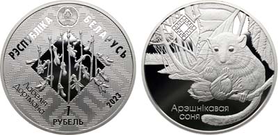 Лот №210,  Беларусь. 1 рубль 2023 года. Серия 