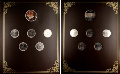 Лот №2233, Набор монет 2015 года. Подвиг советских воинов, сражавшихся на Крымском полуострове в годы ВОВ 1941-1945 гг.