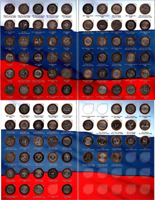 Лот №2234, Набор монет 2015 года. Памятные биметаллические монеты России 2000-2015 гг..