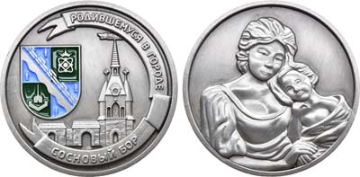 Лот №2272, Медаль Родившемуся в городе Сосновый Бор.